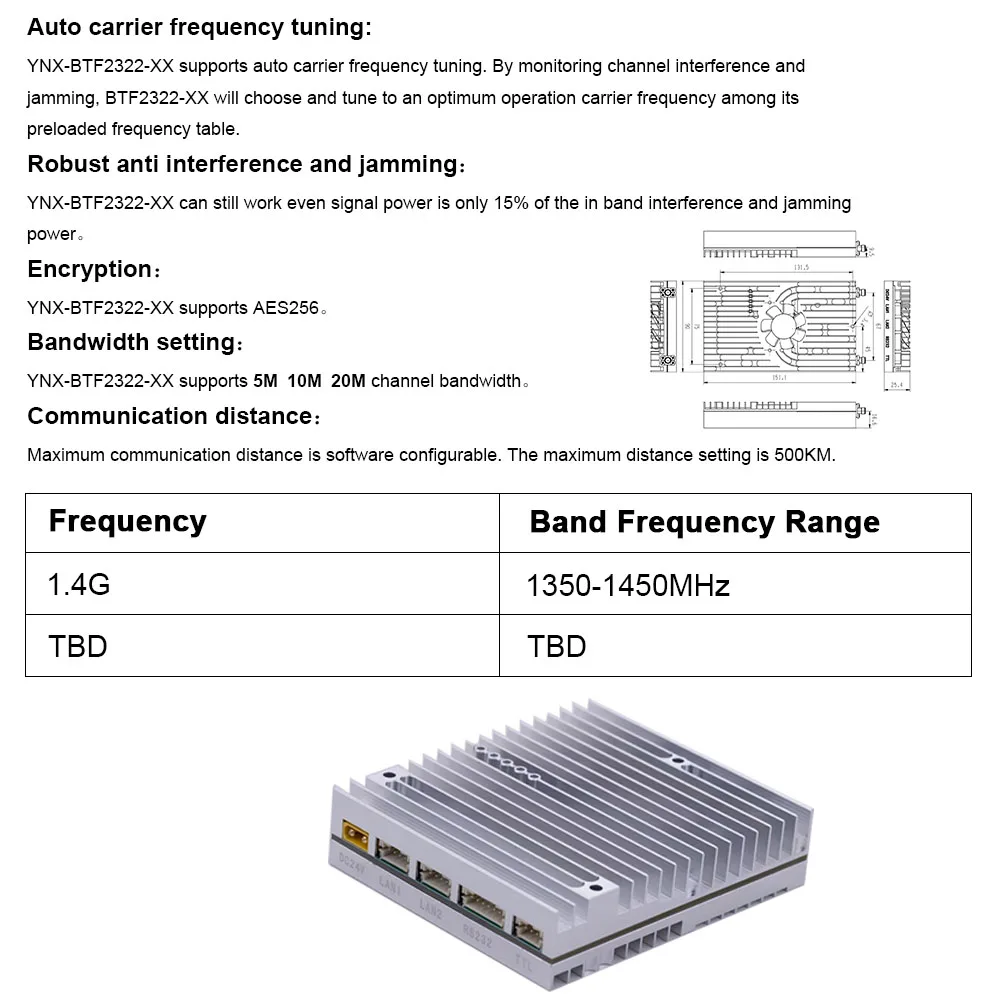 30km Uav Video and Data Transmitter Wireless Transmission for Drones