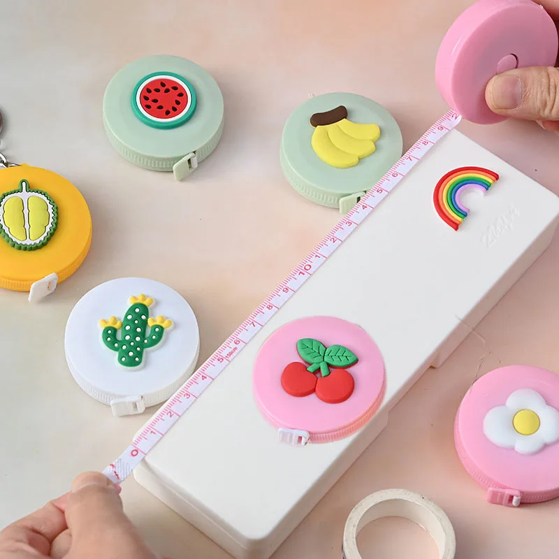 150cm Cute Mini Baby Height Ruler Child Height Measuring Tape Tailor Ruler Portable with Key Ring Baby Care Tools