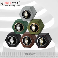 FRUCASE PU Watch Winder for Automatic Watches Watch Box Automatic Winder Use USB-TYPE-C