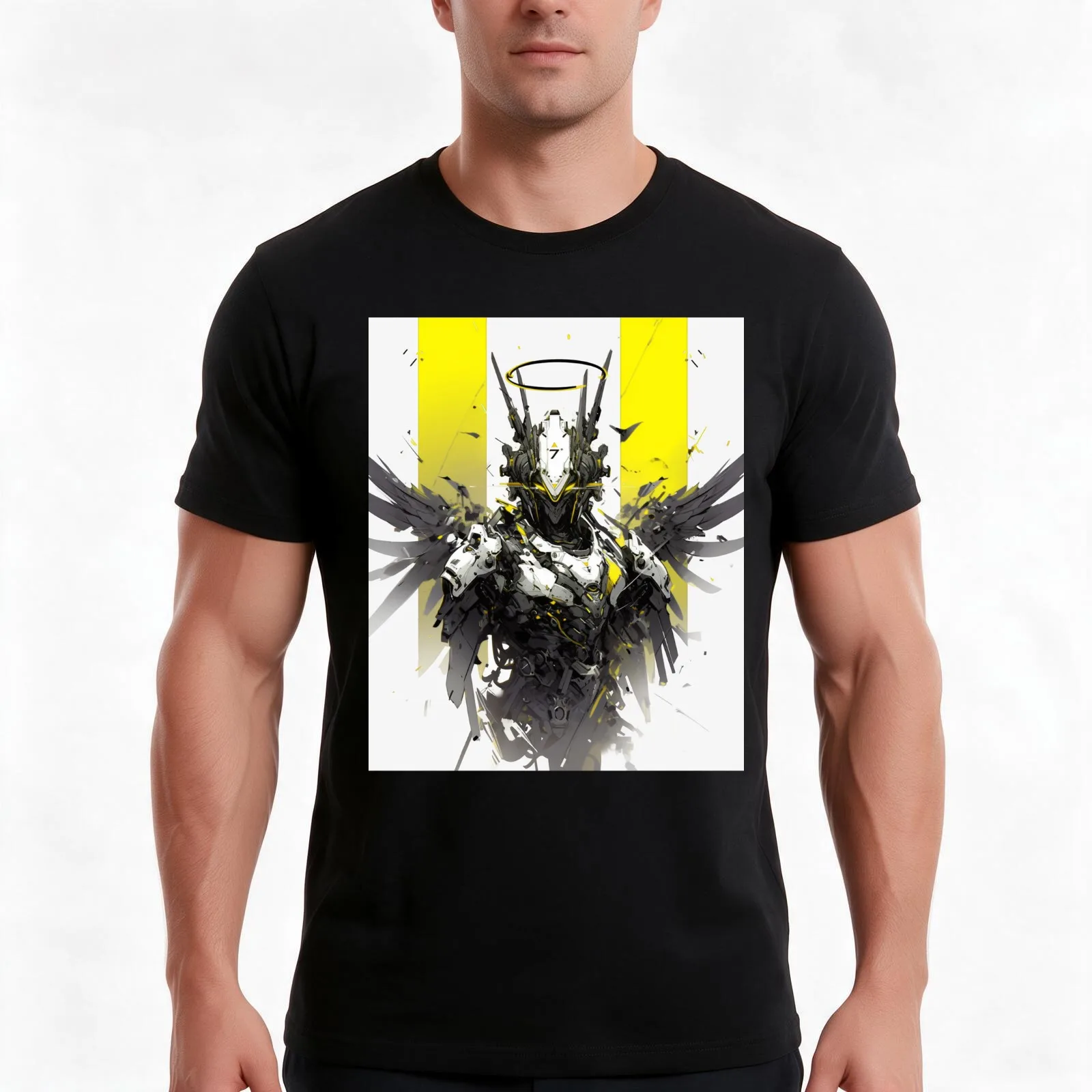 Ultrakill: V1 The Upgrade T-Shirt, Summer Casual Cotton Tee, Oversized Streetwear Tops, Vintage Graphic Print, Unisex Men Women