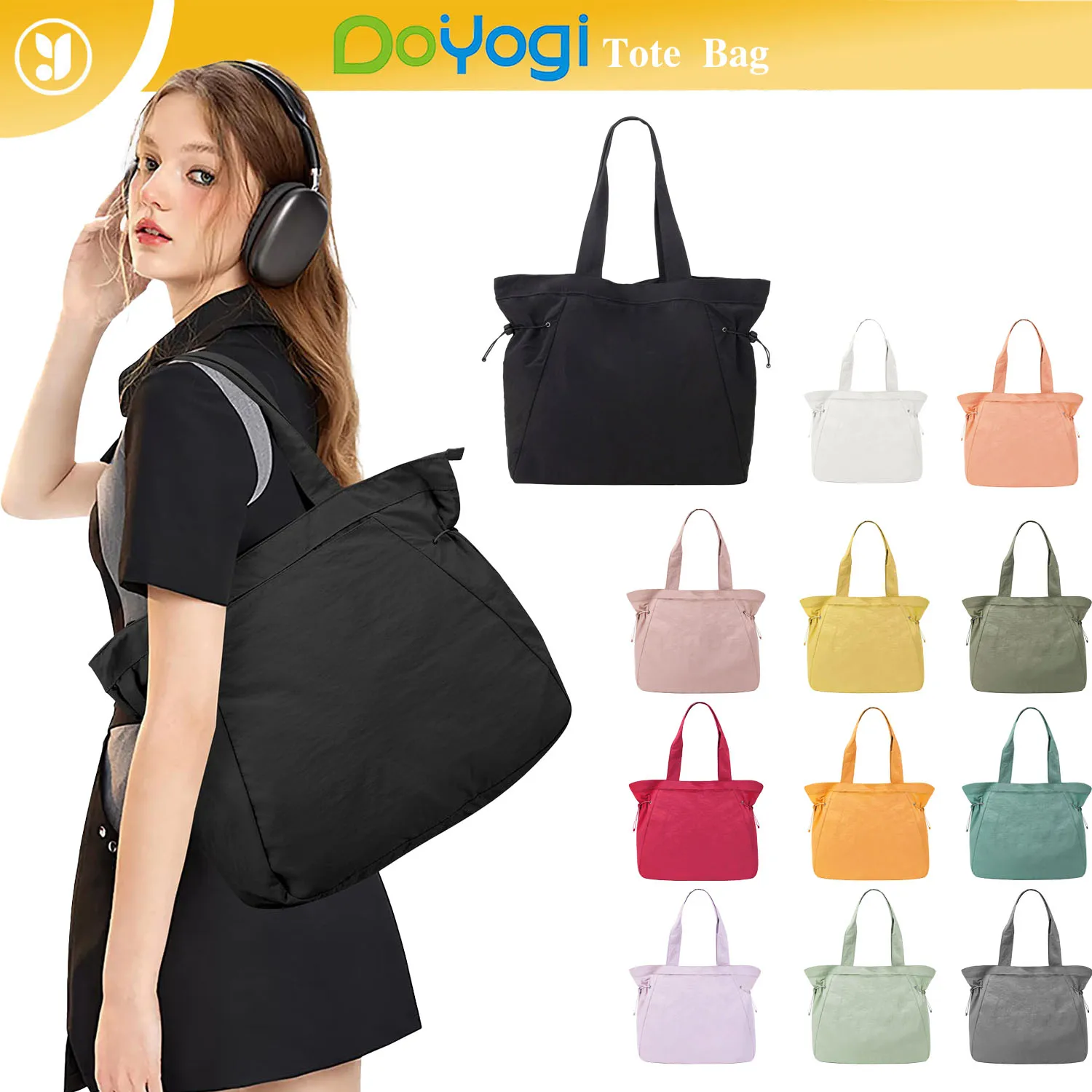 

DOYOGI West Travel Tote Bags for Women Beach Travel Bags Womens Waterproof Gym Tote Bags for Travel, Work, Shopping, Workout