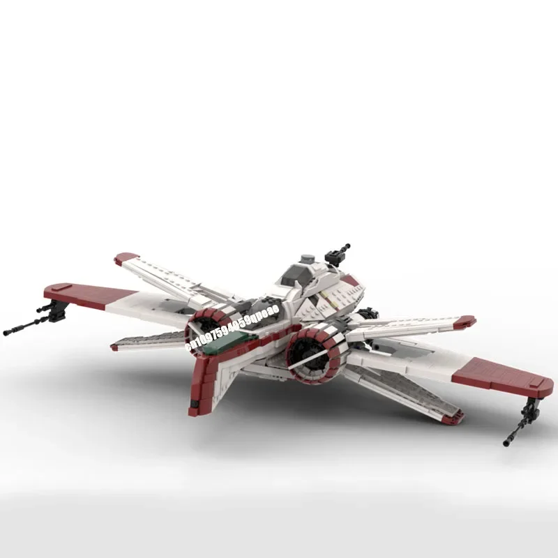 New 2442Pcs Famous Star Battle Movie Moc Arc-170 Galaxy Fighter Model Diy Creative Ideas Child Toy Birthday Gift Custom Puzzle