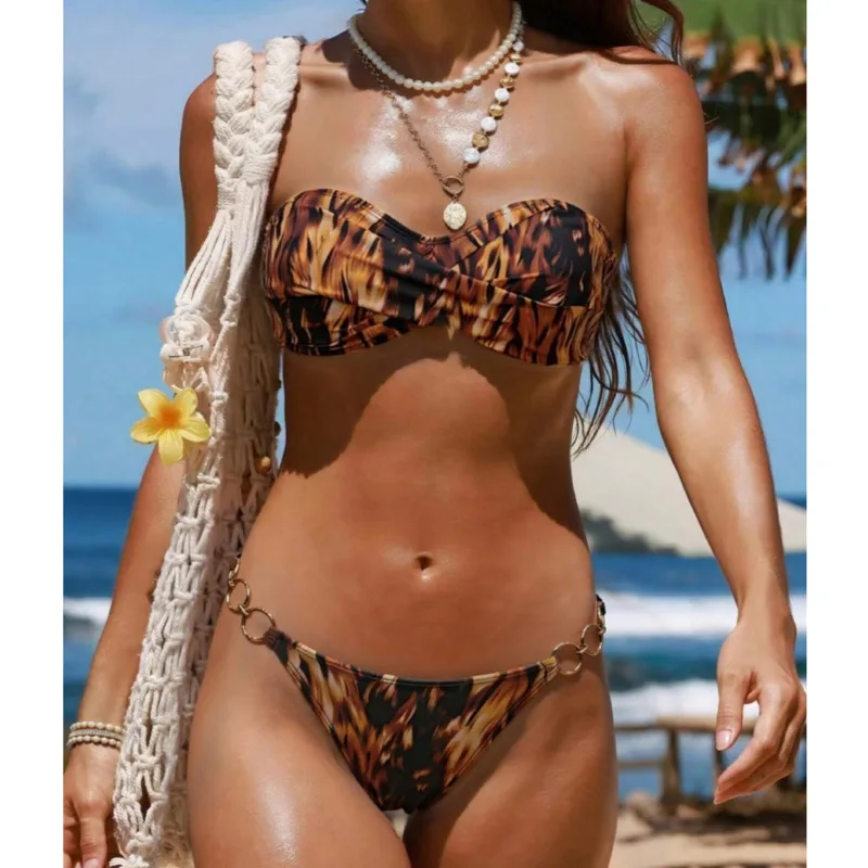 الصيف مثير البيكينيات طباعة النساء ملابس السباحة الإناث لملابس السباحة لباس سباحة البرازيلي مجموعة البكيني بحر بركة الاستحمام