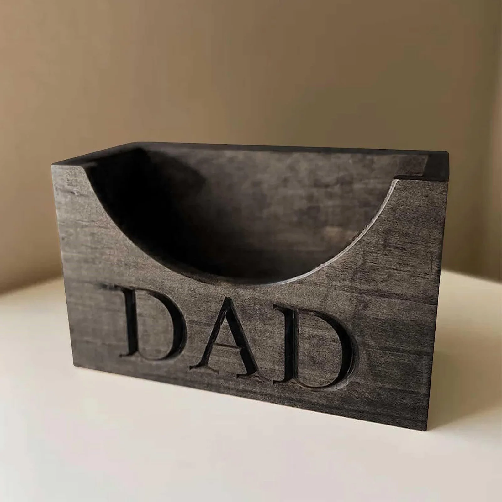 Porta cappello in legno per papà robusta e resistente scatola portaoggetti per cappelli per ufficio