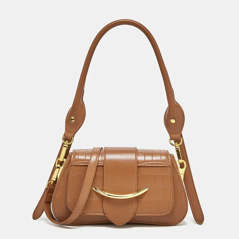 

Classic Vintage Unique Designer Diaper Bags For Women Luxury Leather Large Capacity Elegant Crossbody Tote Bag High-End