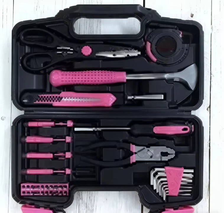 أجهزة الأسهم الأمريكية، كهربائي، إصلاح، مجموعة أدوات مفك كهربائي قابلة لإعادة الشحن، صندوق أدوات يدوي #6