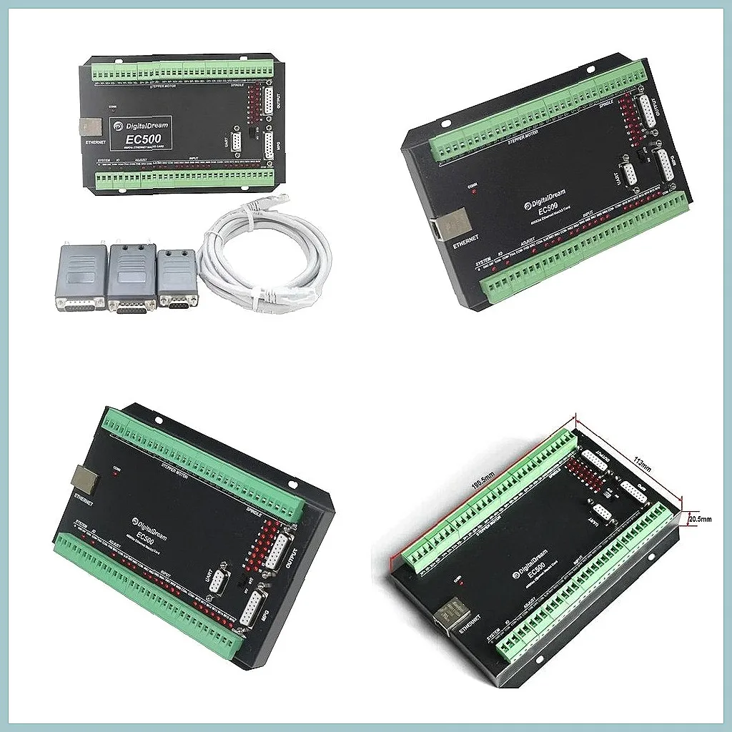 

3/4/5/6 Axis CNC USB Ethernet Motion Controller Card for Milling Machine, Upgrade for Mach3, EC500 Model