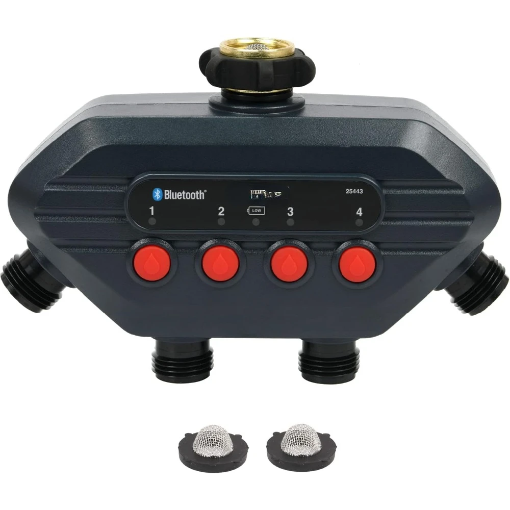 

93443 4-Zone Bluetooth Water Timer |, Stainless Steel Washers