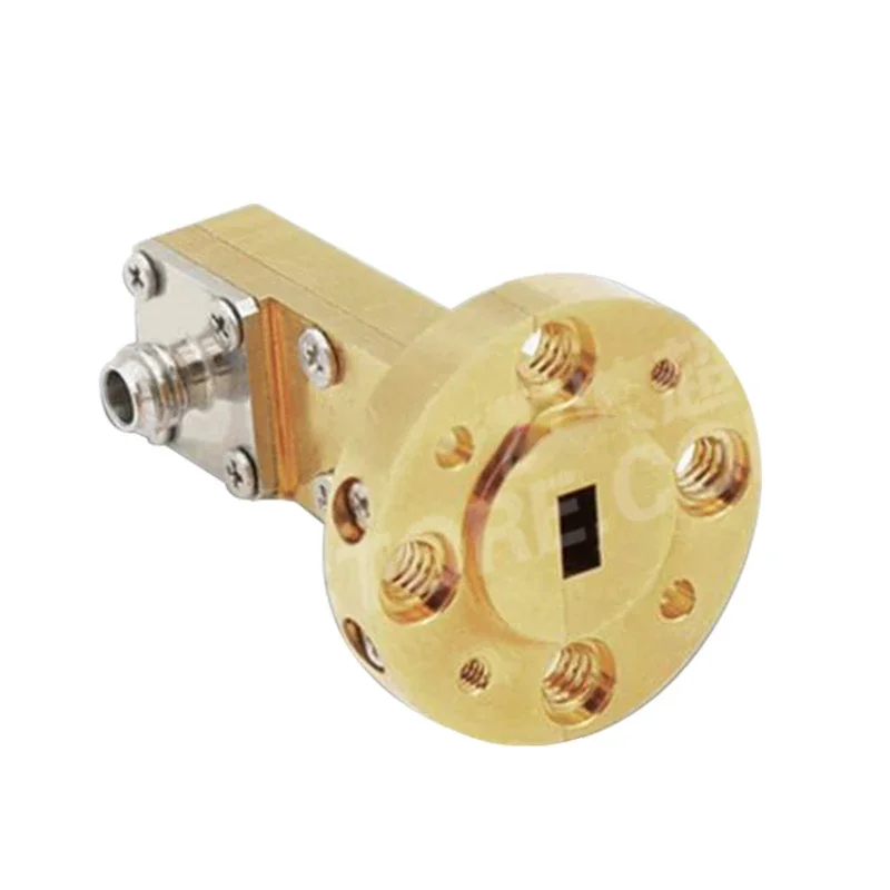 

WR15-1.0mm waveguide coaxial conversion, FUGP flange orthogonal waveguide coaxial converter, 50-75GHz