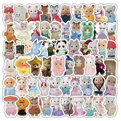 10/30/50/100pcs Cute Calico Critters Stickers for Kids DIY Laptop Scrapbook Laptop Waterproof Kawaii Decals Sticker Toys Decor