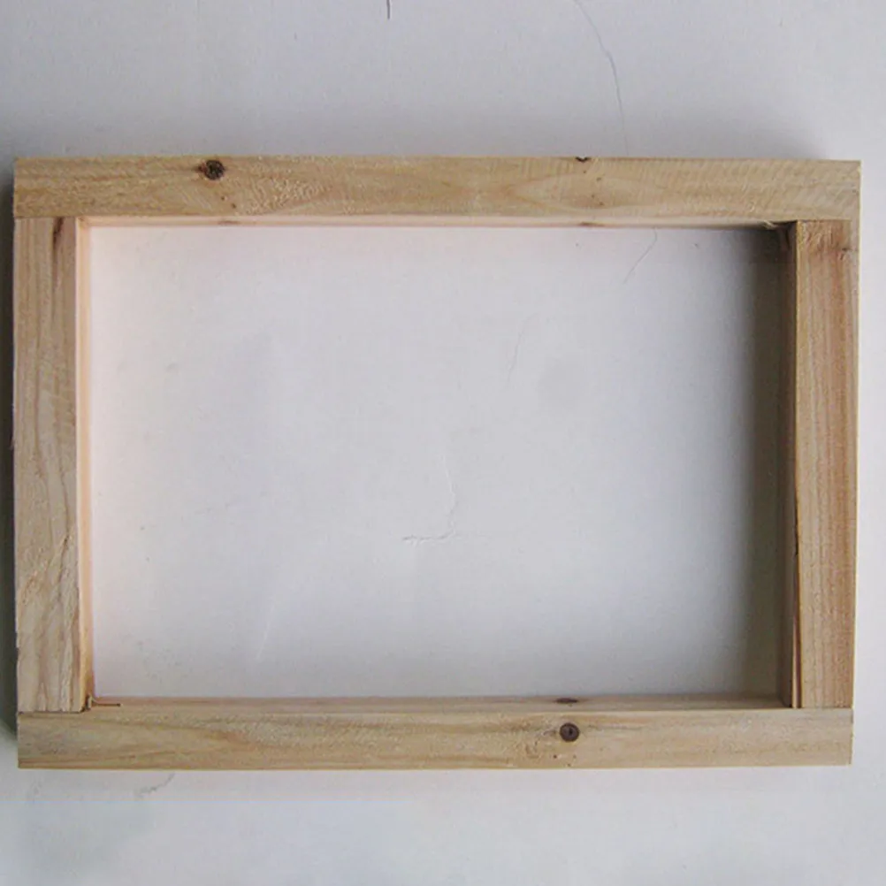 

Набор из 2 деревянных рам для шелкографии: стартовый комплект для самостоятельного изготовления футболок, сумок, шопперов, скатертей. Портативный, многоразовый, профессиональный, для шелкографии.