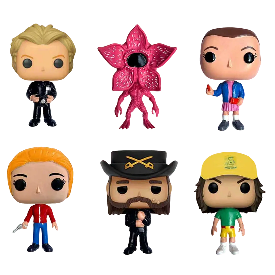 4 Stili di Action Figure Anime Stranger Things: Jane Ives/Will Byers/Mike Wheeler, Statuette in Vinile per Cosplay, Ornamenti, Giocattoli, Regalo di Compleanno