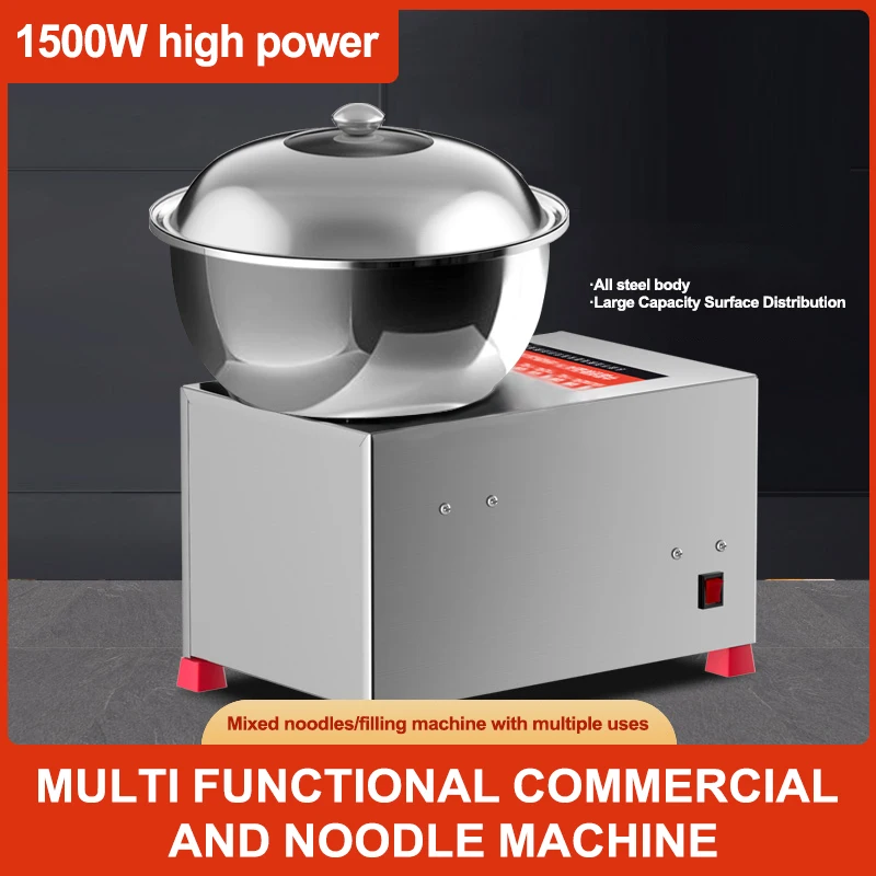 3-8kg Flour Dough Mixer Machine Kneading Machine 220V Electric Food Minced Meat Stirring Pasta Mixing Maker Kitchen Appliances