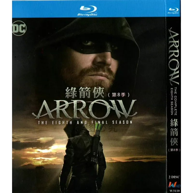 American fantasy action TV series Arrow Seasons 1–8 Blu-ray high definition 1080p 23-disc set