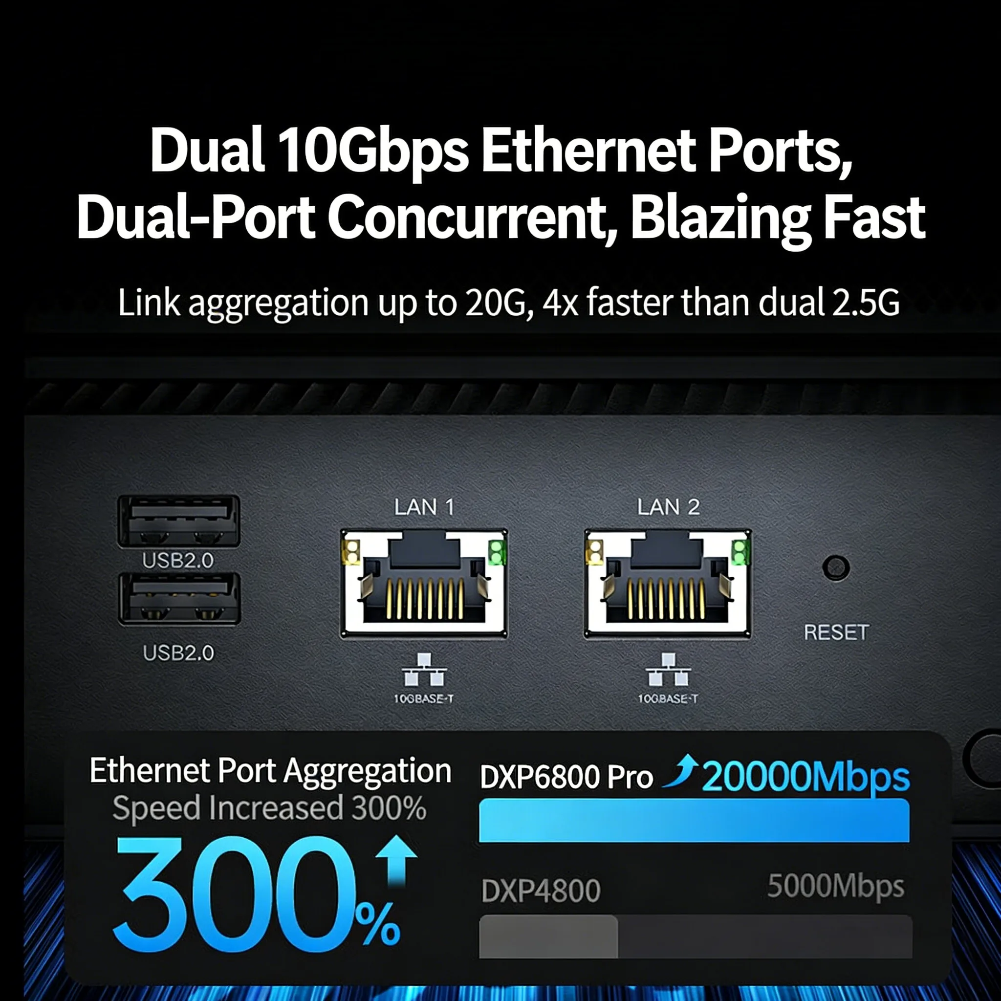 UGREEN DXP6800Pro 6-bay NAS Network storage hard drive, home server, enterprise file databackup （diskless） 6
