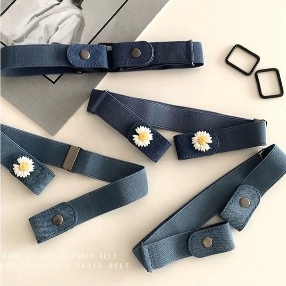 حزام غير مرئي جديد سهل الارتداء، أحزمة قماشية مرنة قابلة للتمدد خالية من الإبزيم، حزام شد الخصر قابل للتعديل للنساء والرجال #2