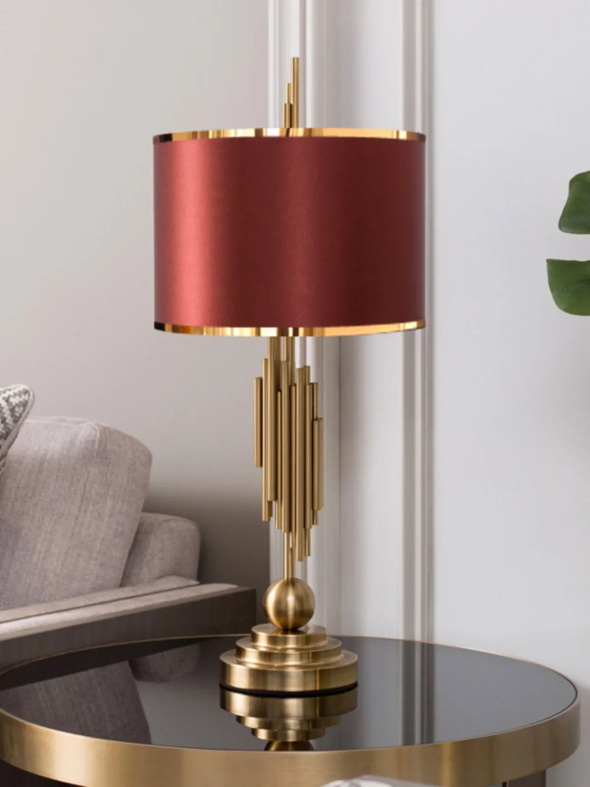 Light luxury desk lamp Living room, master bedroom, bedside lamp Nordic Creative Modern American Long lasting Light