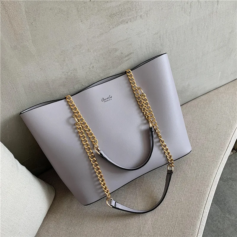 

2025 Designer Inspired Chain Tote Bag for Women Big Capacity Shoulder Purse Office Commute Essential