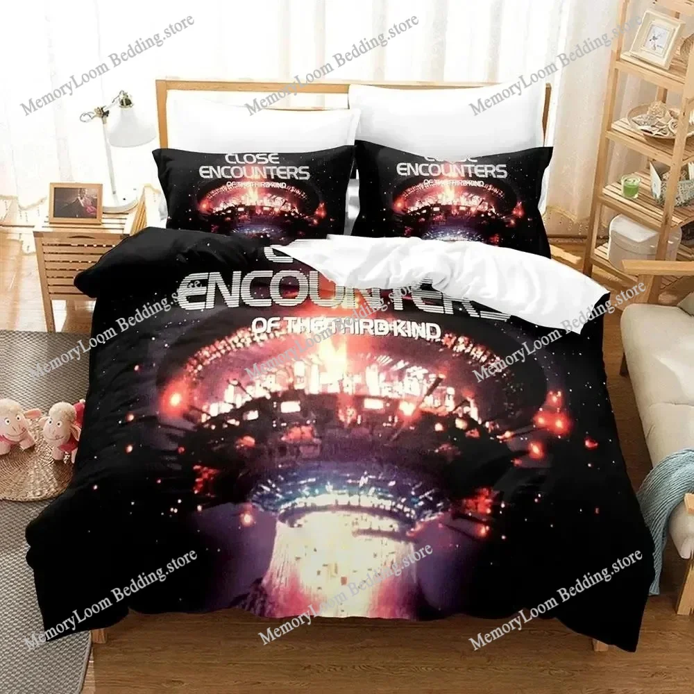

Close Encounters of the Third Kind Bedding Set Duvet Cover Bed Set Quilt Cover Pillowcase Comforter king Queen Size Boys Adult