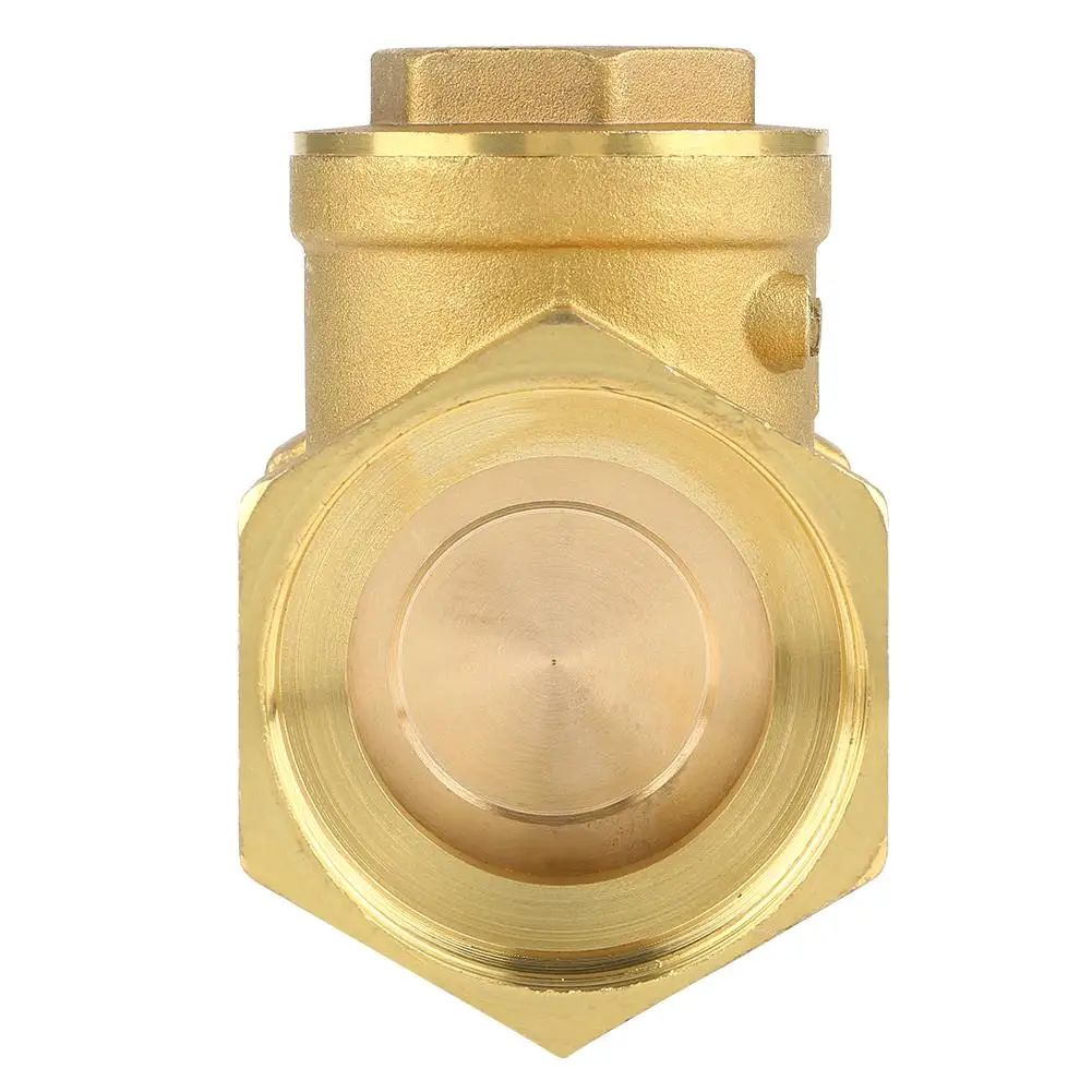 DN50 Brass Female Thread Non Return Swing Check 232PSI Prevent Water Backflow Control System