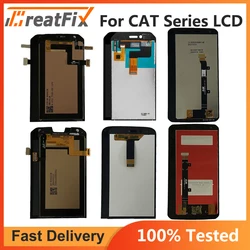 For Caterpillar CAT S30 S31 LCD Display Touch Screen Digitizer For Cat S41 S61 S60 lcd Sensor Glass Screen CAT S62 Pro LCD