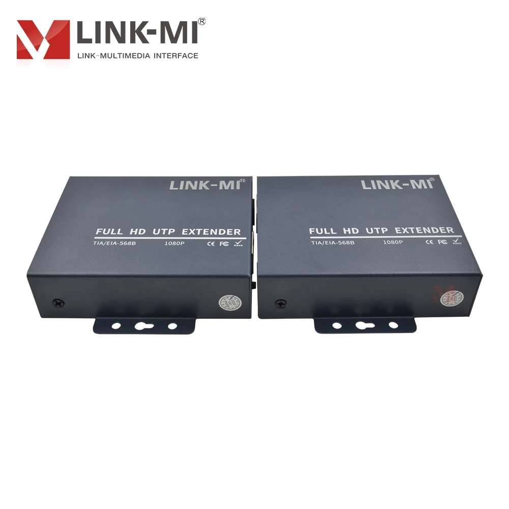 Удлинитель HDMI 1080P через кабель Cat5E/6, до 120 м, поддержка USB-клавиатуры/мыши, Plug & Play, режим Point-to-Point/Cascade