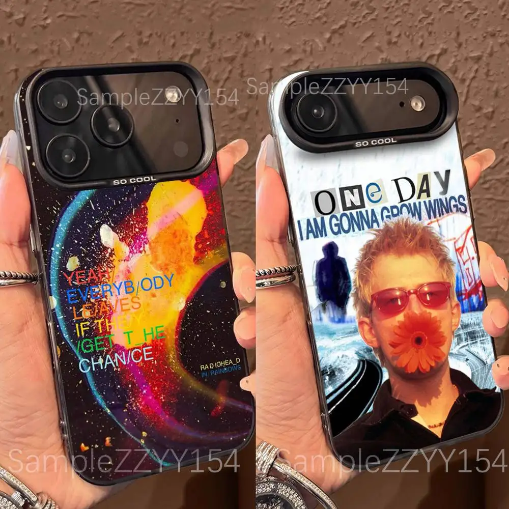 

R-RadioheadS In Rainbows Phone Case For IPhone 15,16,17,13,14,11,12,Pro,Max,Plus,E,Air,Mini Gray Matte Shockproof Back Cover