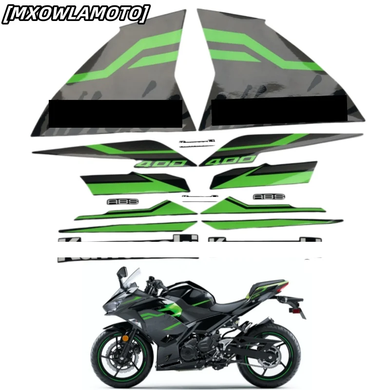 

Motorcycle Accessories Fairing Sticker Whole Car Sticker Kit For NINJA 400 2019-2020 ninja400 2 color