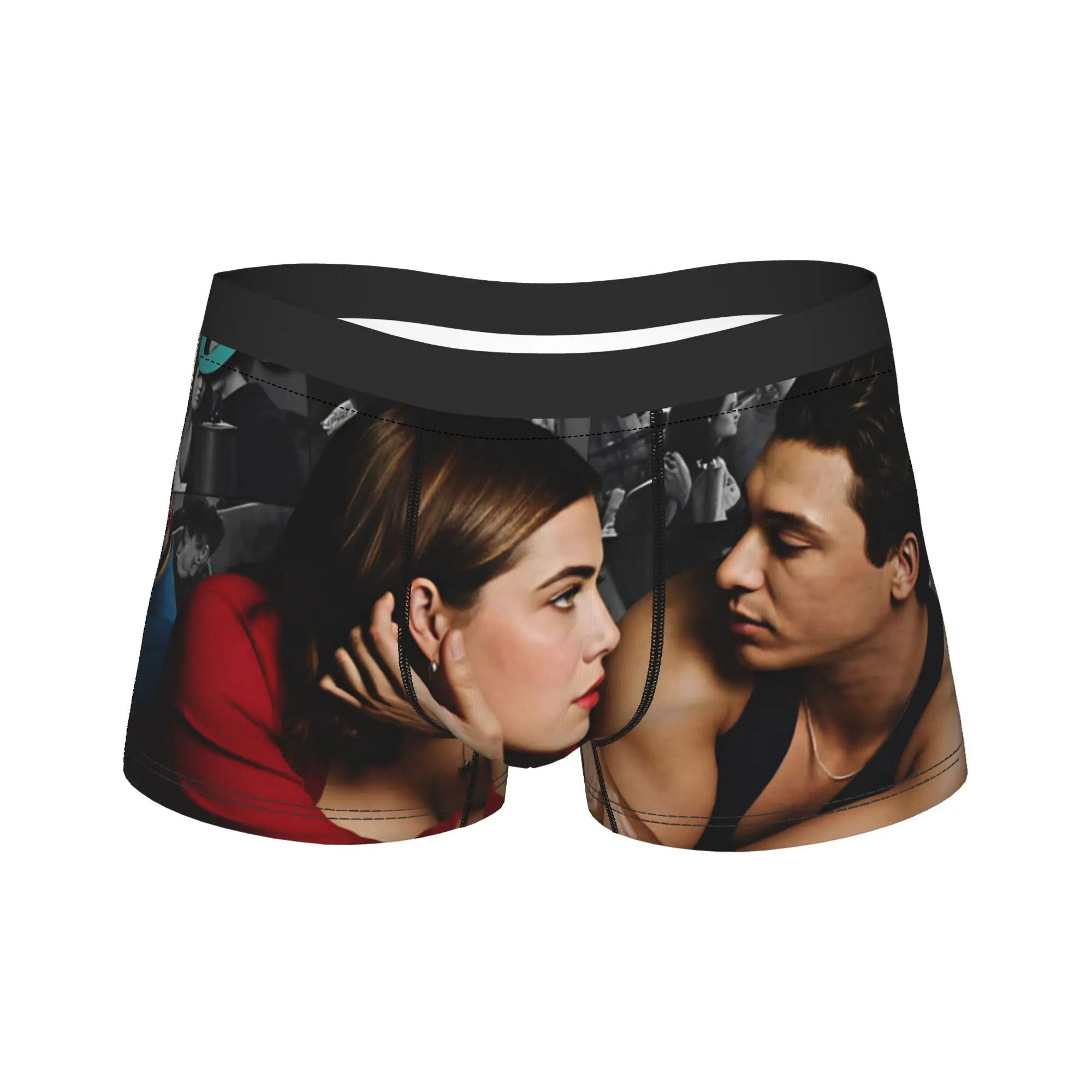 Garrett and  Hannah Off Campus Boxer Shorts  3D Pouch Underwear Quality Customs Shorts Briefs Breathable Underpants Plus Size