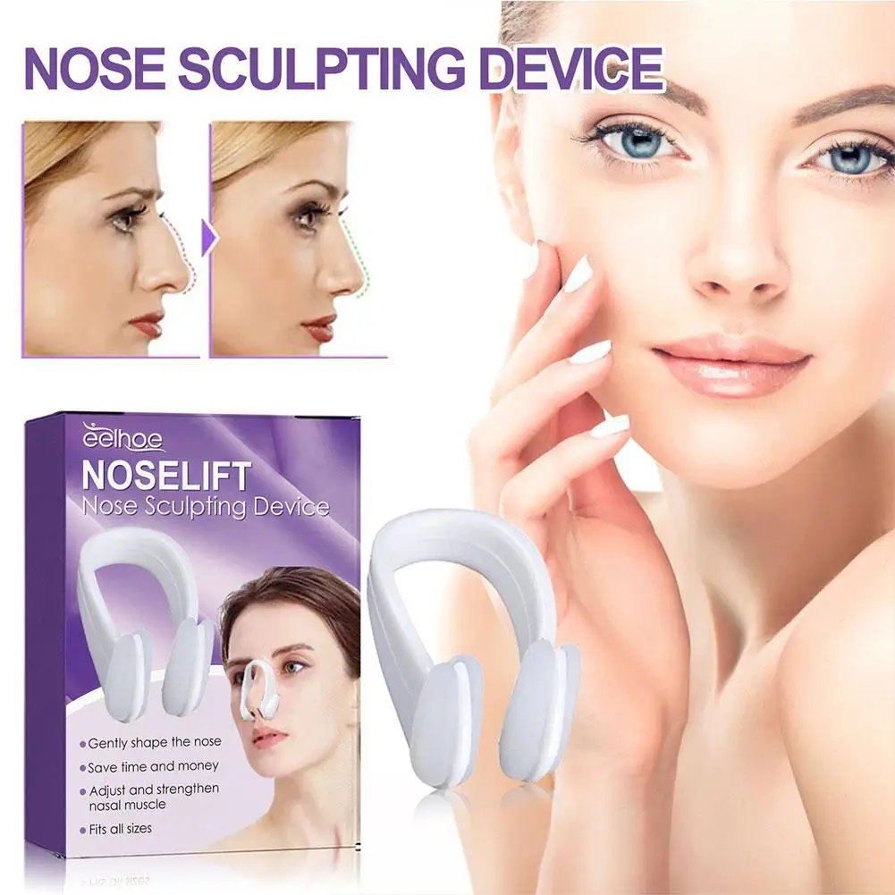 Nose Shaper Clip Nose Up Lifting Shaping Bridge Straightening Slimmer For Wide Nose Reusable Nasal Corrector Clip Skin Tool