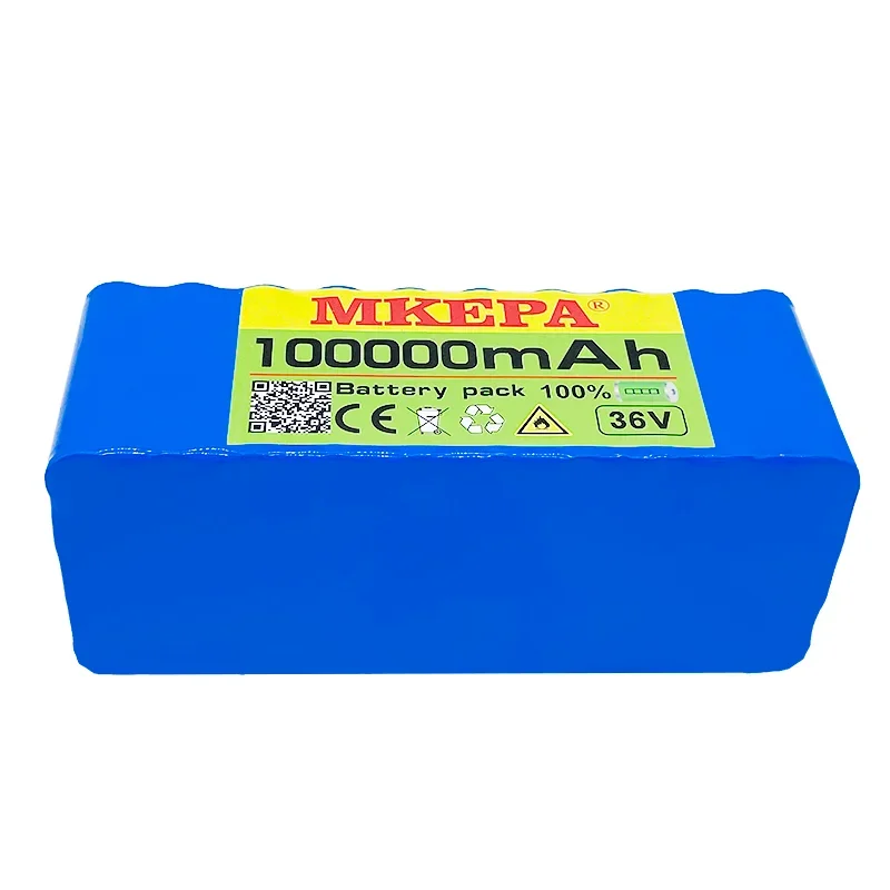 Imagem -04 - Bloco Original da Bateria do Poder Superior 36v 10s4p 100ah 1000w 42v 100000mah Bms 42v2a Carregador