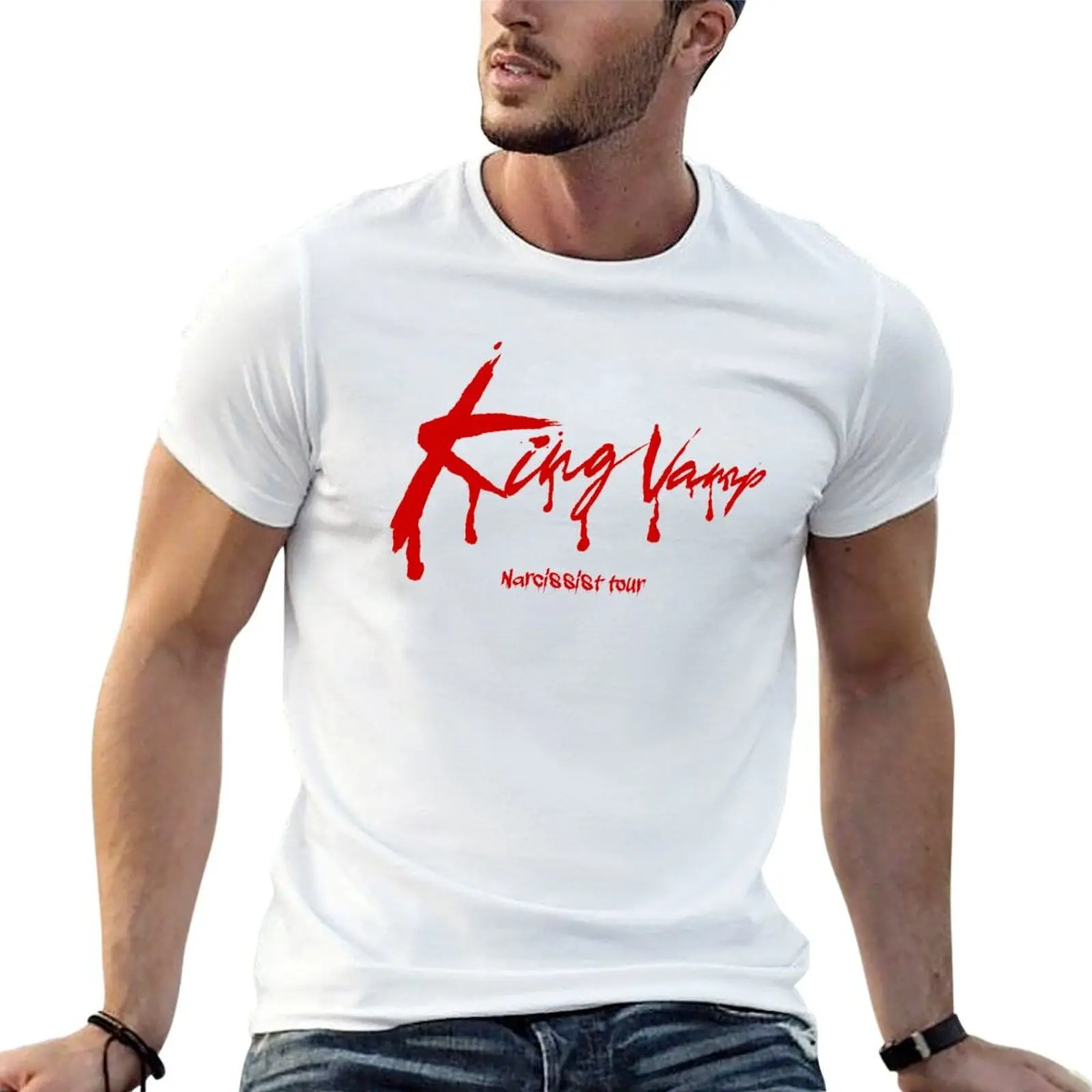 Playboi Carti Merch King Vamp T-Shirt summer shirt for a boy mens graphic t-shirts funny