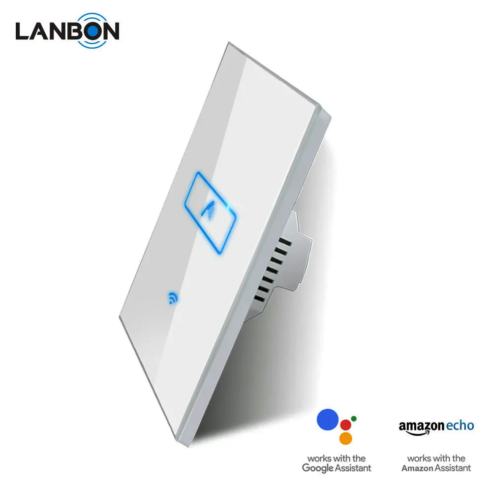 Lanbon Smart Home WiFi Remote Touch Schalter Smart Warmwasserbereiter Timer Wandschalter Fernbedienung WiFi Kessel Controller