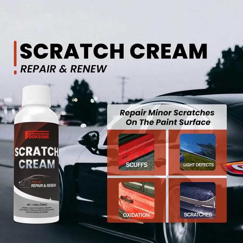 Car Scratch Repair Car Paint Repair Scratch Remover Paste 50ml Long Lasting Car Paint Scratch Remover For Car Truck