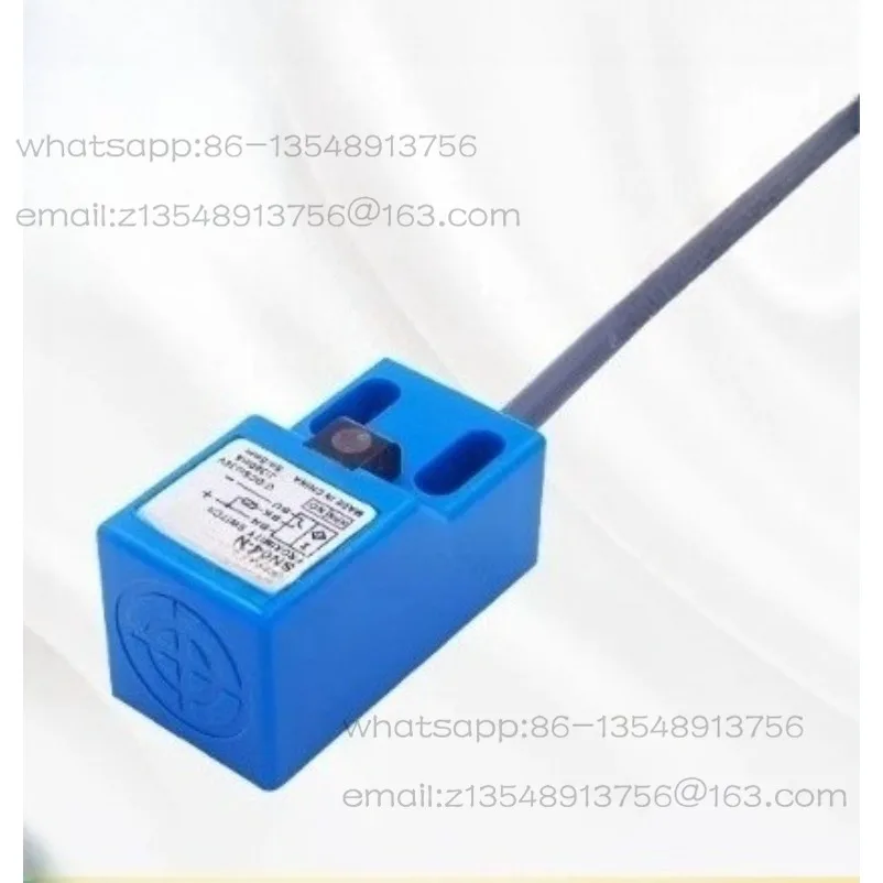 Квадратный металлический индуктивный датчик приближения Square SN04-N/P/D1YA2, миниатюрный, двух- или трехпроводной, 24В