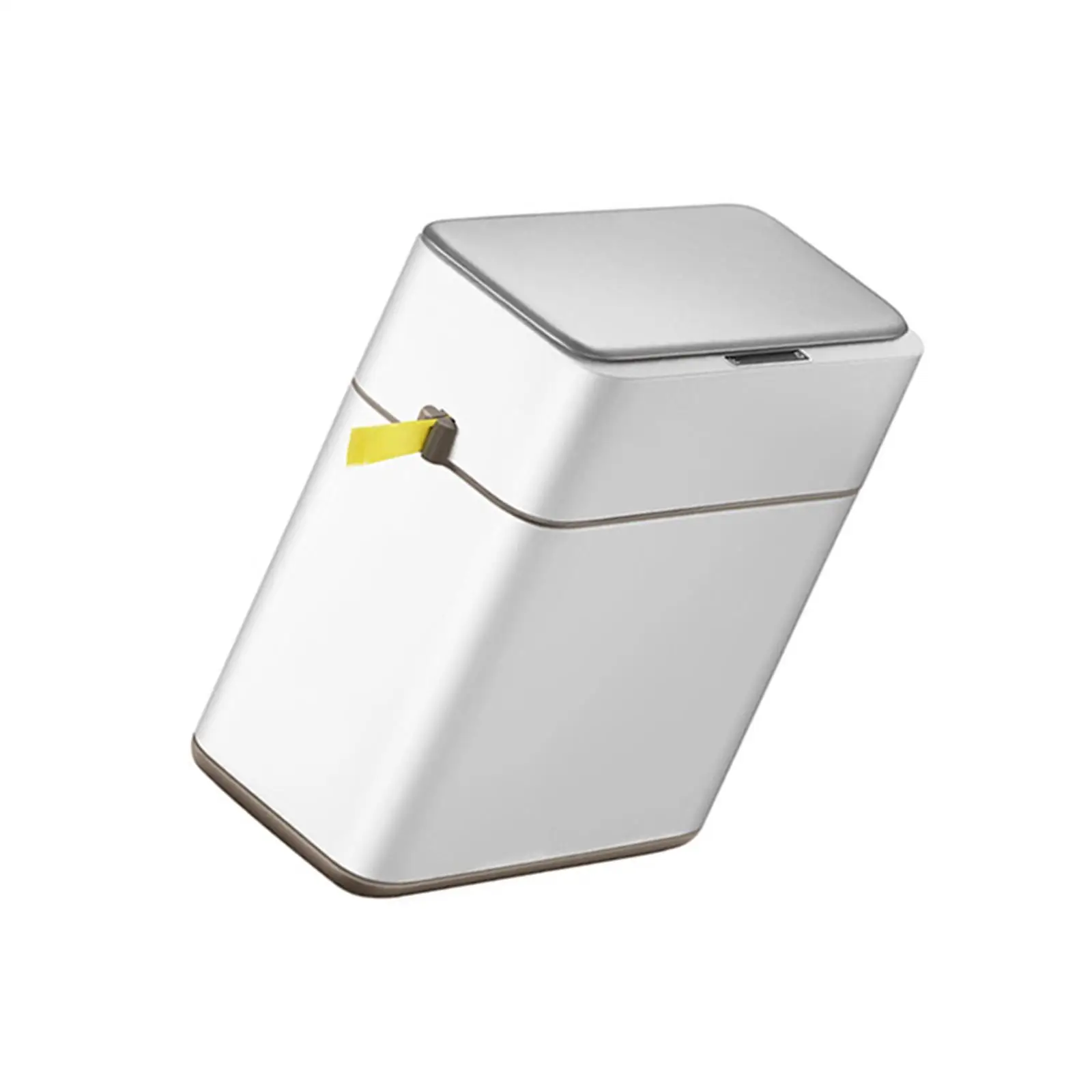 

Touchless Garbage Can Recycling Rubbish Basket Automatic Trash Bin Narrow Trash Bin for Laundry Kitchen Living Room Office Home