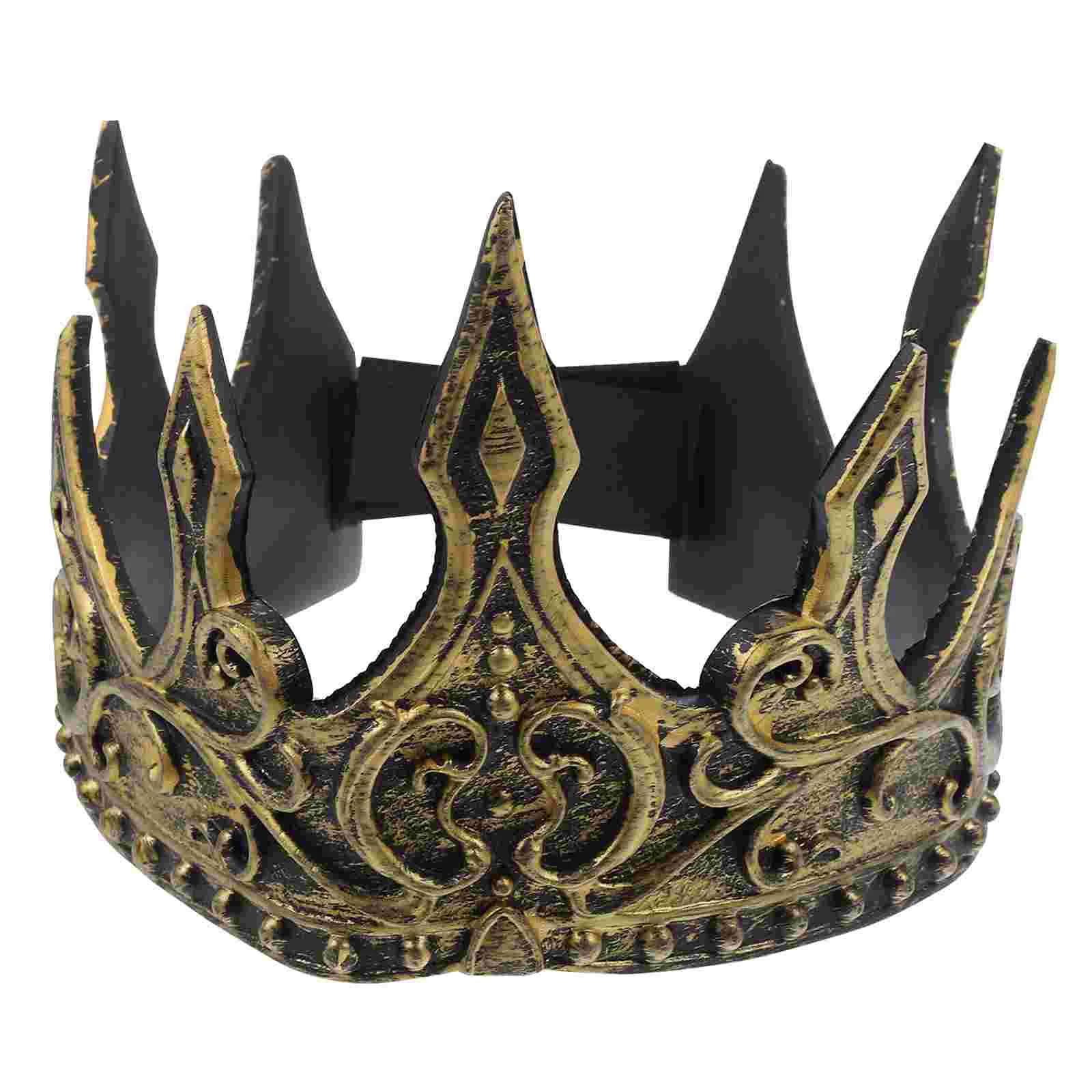 Crown Decoration King Crowns for Men Color Costume Vintage Men's Headbands Replica