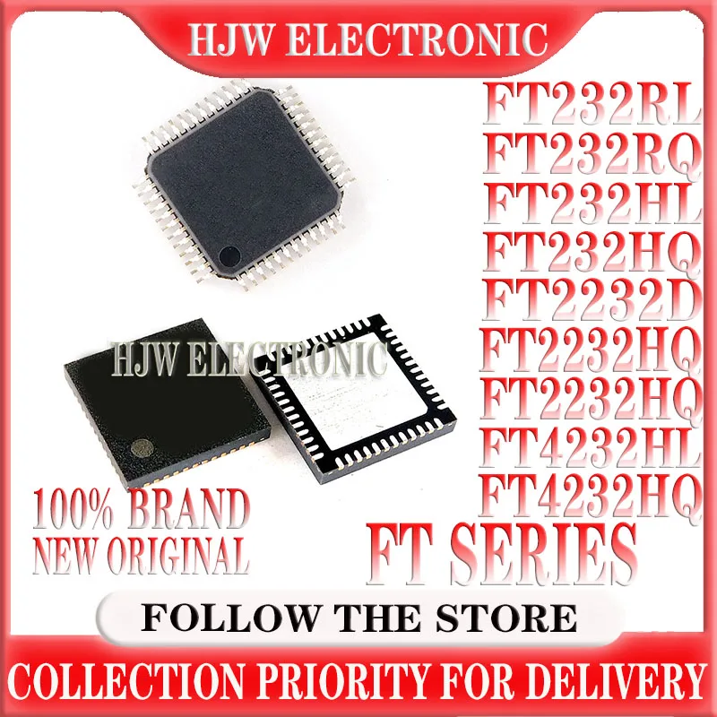 1pcs FT232RL FT232RQ FT232HL FT232HQ FT2232D FT2232HL FT2232HQ FT4232HL FT4232HQ Chips