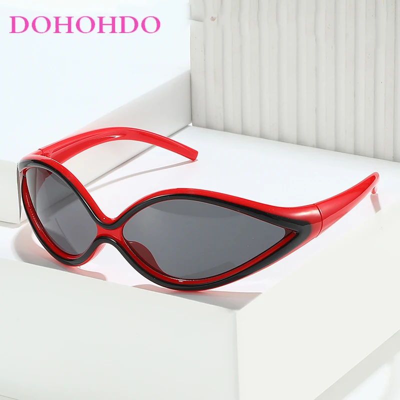 

Retro Cat Eye Sunglasses For Women Men Punk Fashion Trendy Brand Designer Y2k Sports Sun Glasses Outdoors Cycling Shades UV400