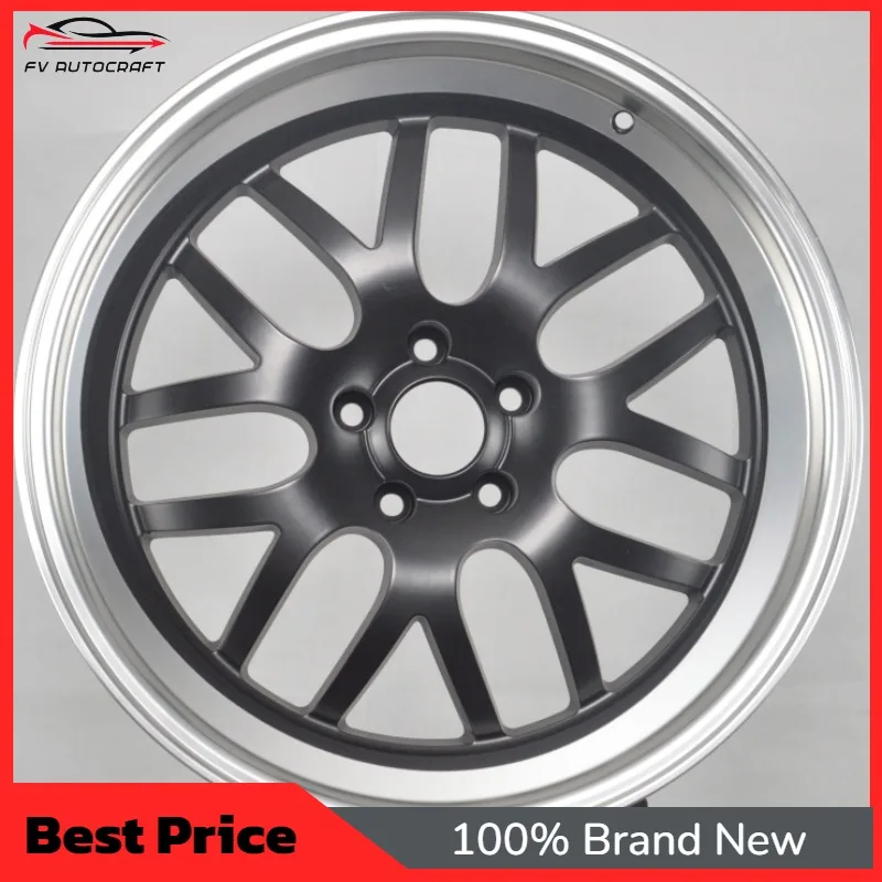 【2026】Factory Direct Supply Matte Gunmetal Machined Lip Multi-Spoke Deep Dish Alloy Wheels 18 20 Inch 5x100/5x120 Stance Rims