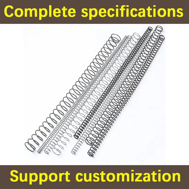 Federstahl-Druckfeder, Rückholfeder, Drahtdurchmesser 0,6 mm, 0,7 mm, 0,8 mm, Außendurchmesser 3 mm–18 mm, lange Feder, 100 mm–300 mm – Detail 4