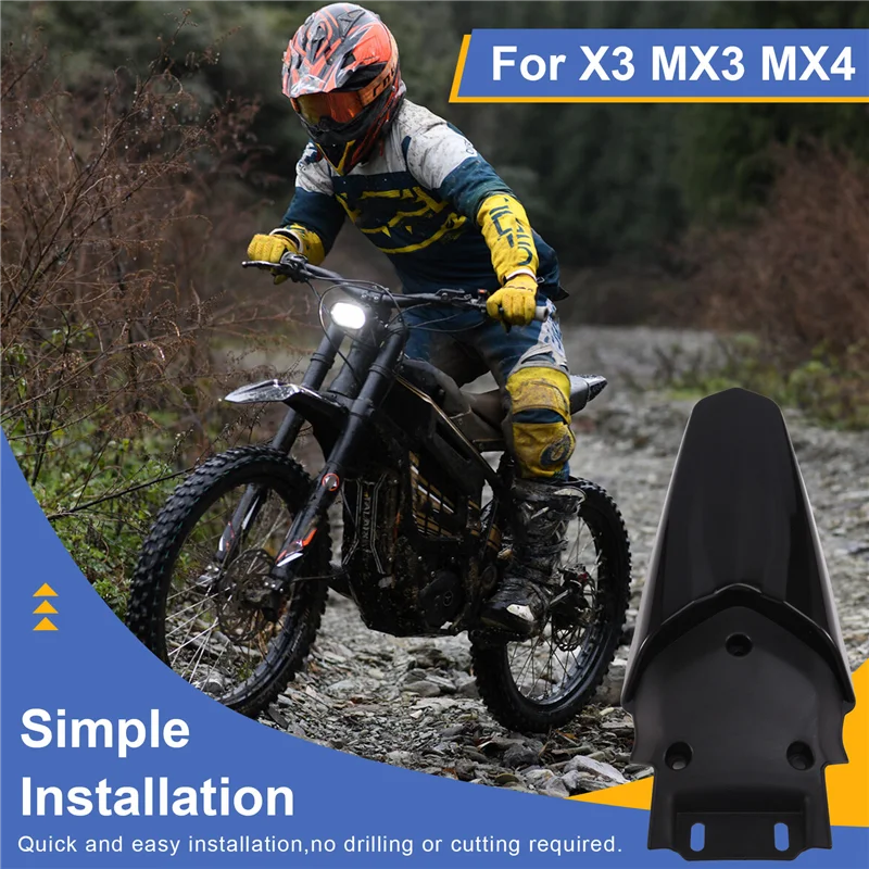 Hot Selling-Motocross Rear Fender Wheel Splash-Proof Mud Splash Guard Mudguard For TALARIA Sting X3 MX3 MX4 Motorcycle Accessori