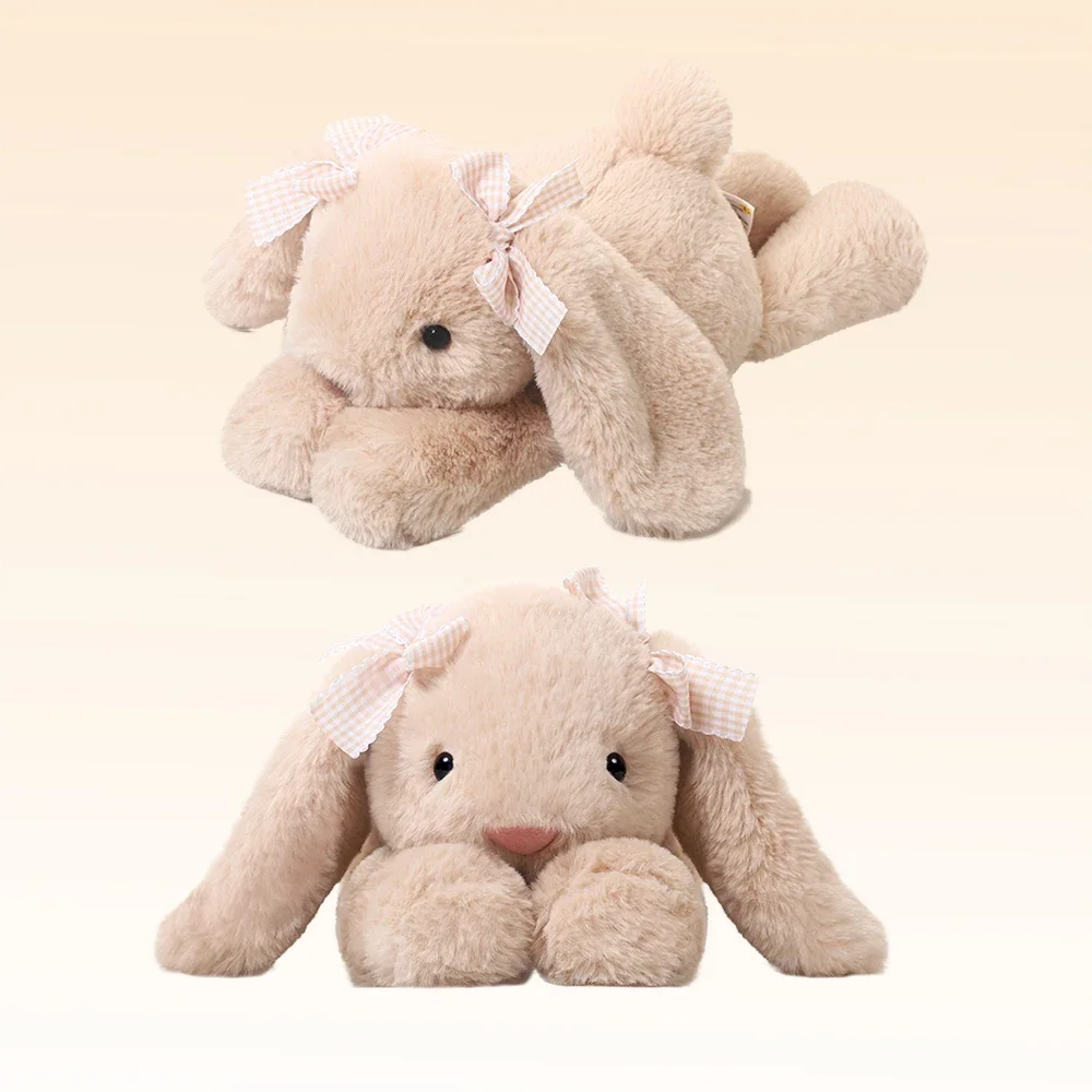 35cmのかわいい垂れ耳うさぎのぬいぐるみ、柔らかい人形、家の部屋の装飾、子供の誕生日、クリスマスの贈り物、仲間の人形