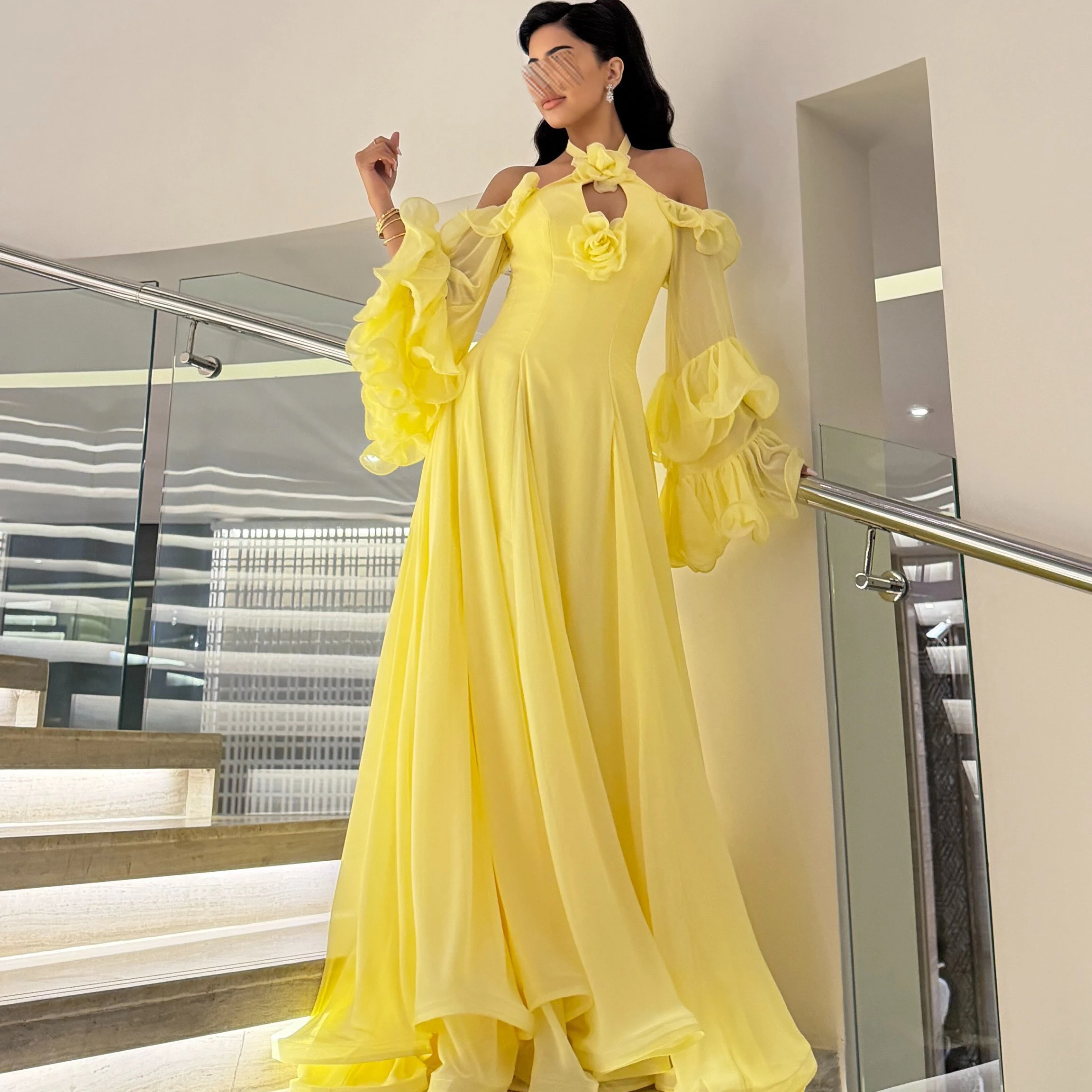 Mouzhetee A-Line Halter Pleat Simple Evening Dresses Formal Dresses for Women Elegant Prom Gowns Custom Made 2026