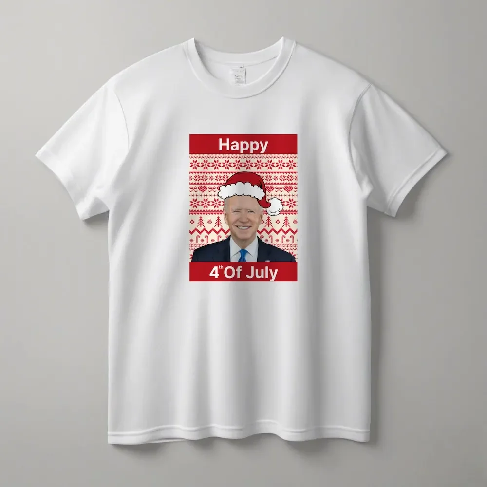 Joe Biden Funny Christmas Prison Fan T shirt