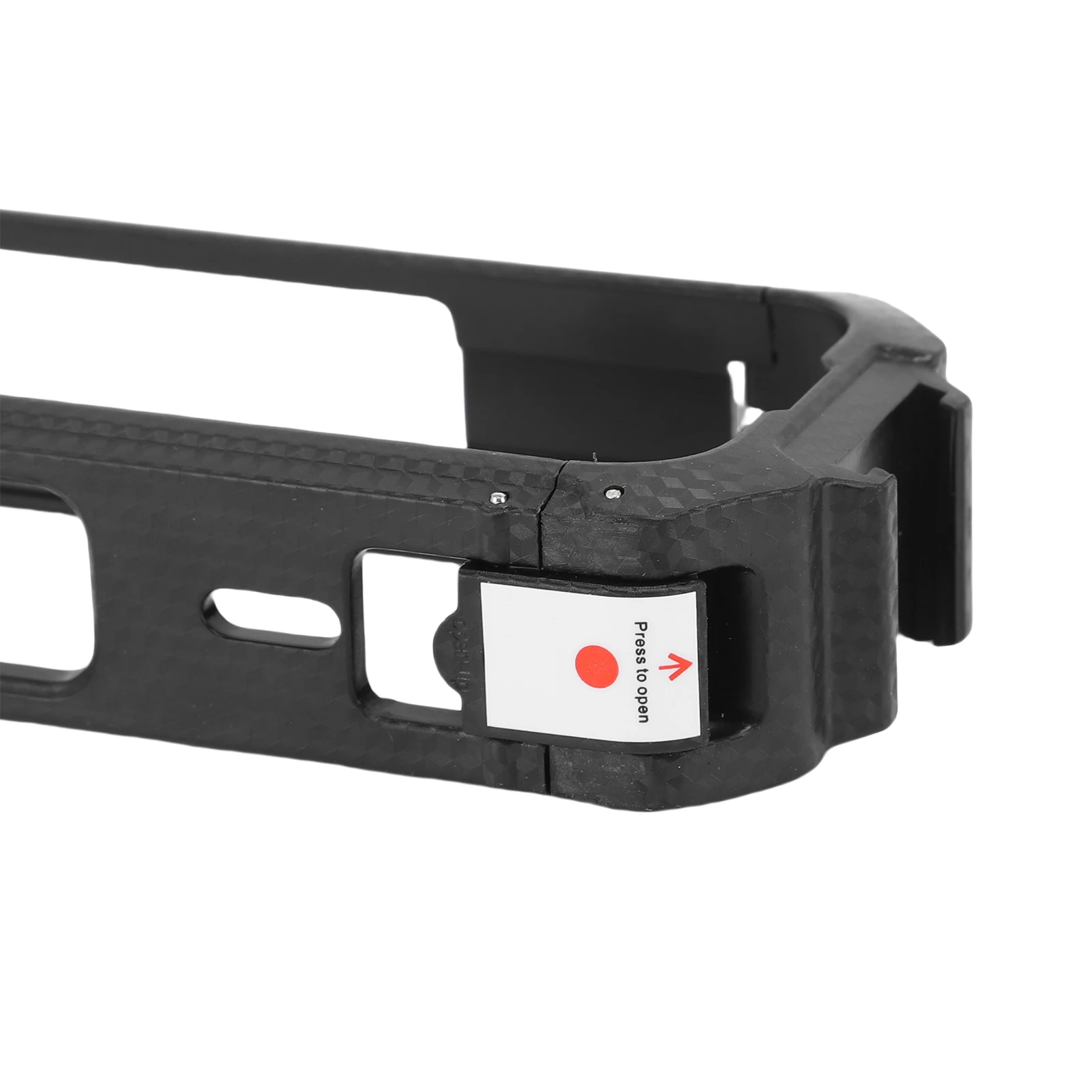 Action Camera Protective Cage ABS Shockproof Camera Protective Housing Case Secure Lock with 1/4 Inch Screw Hole for Microphone