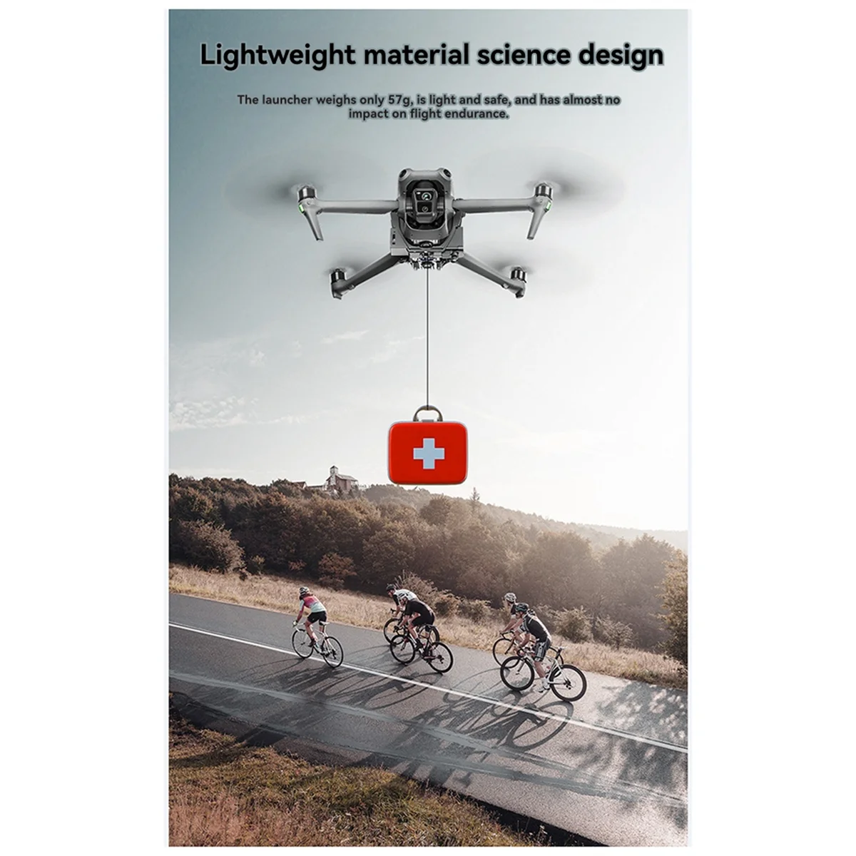 

ABJZ Drone Outdoor Remote Airdrop для Air 3S/3 Drone Airdrop Device Drone Многофункциональные аксессуары для расширения