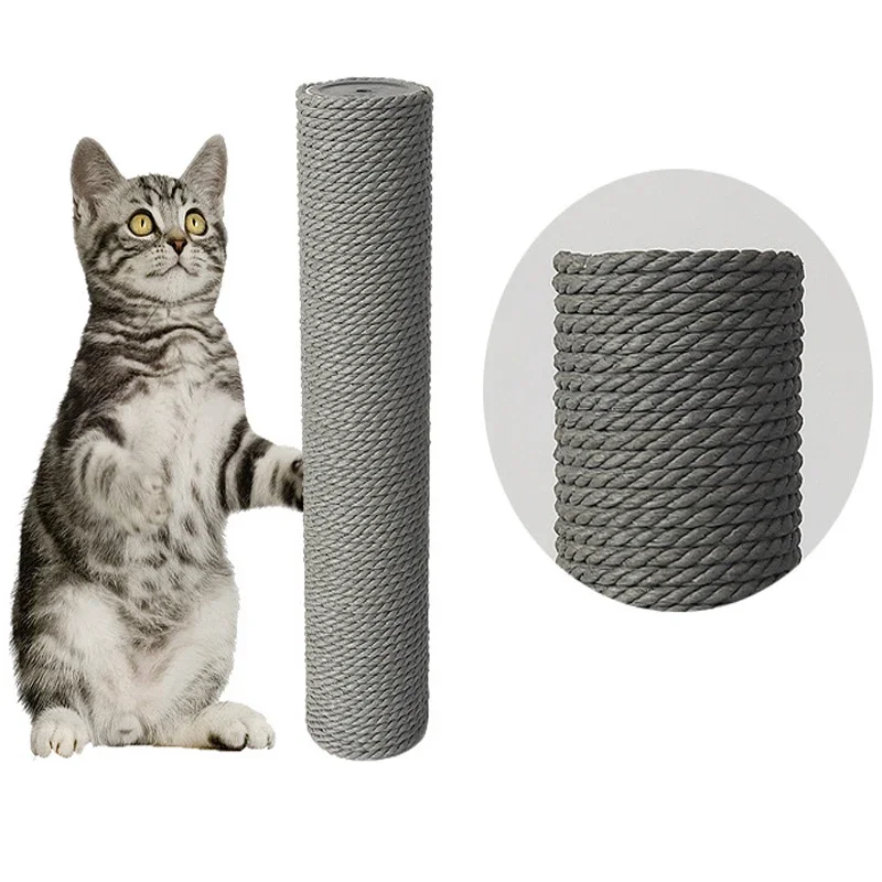 

2024 Diy Cat Scratcher Post Replaceable Paper Cat Climbing Frame Cat Tree Post Replacement Post Paper Rope