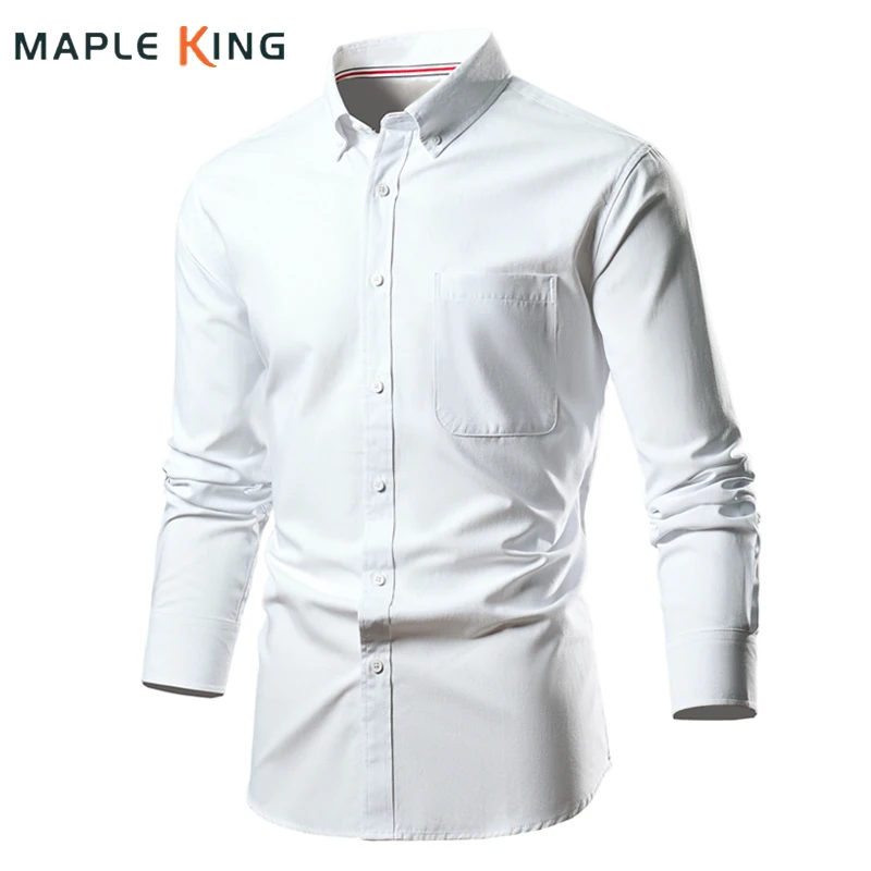 

Plus Size Mens Shirts 4xl 5xl 6xl Long Sleeve Camisas Social Business Workwear Korean Fashion Cotton Men Dress Shirt Chemise Top