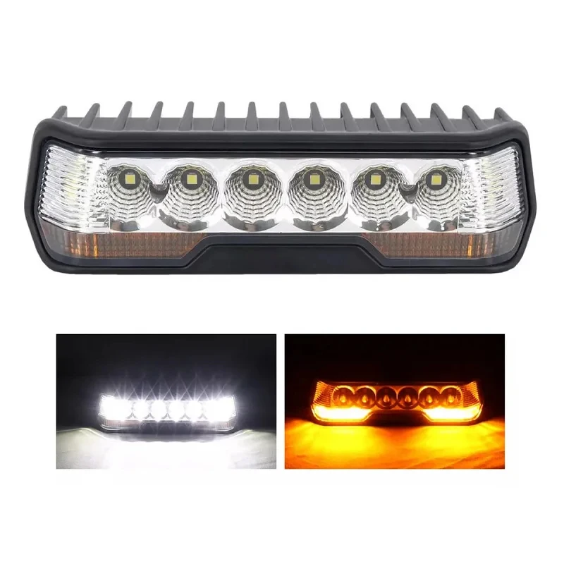 Suitable Vehicles 15cm X4 Series LED Strip Lights, 15W Professional Grade, Dual-Function as Daytime Running Light